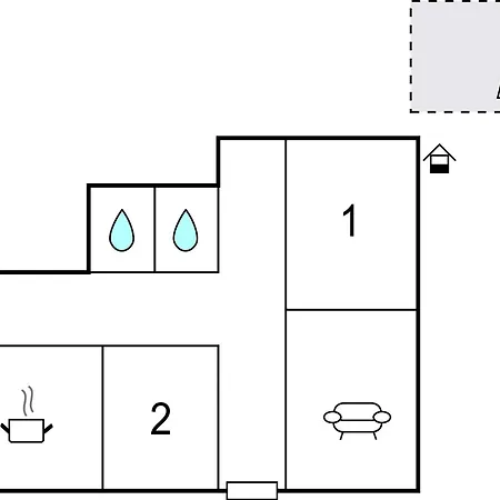 شقة In With Kitchen *